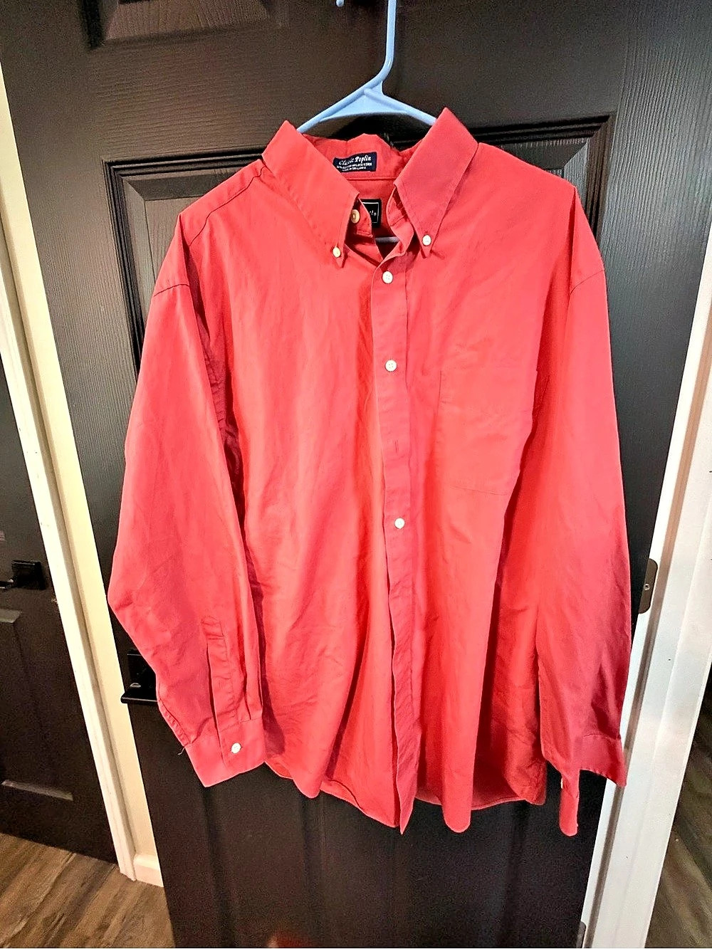 Meeting Street Classic Poplin Long Sleeve Button-Down Shirt Men's Cotton Blend